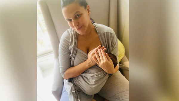  स्‍तनपान पर मुखरता से बोलती रही हैं नेहा धूपिया 