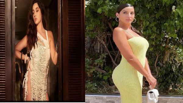 हाई थाई स्लिट में नोरा को देख फैंस ने किया ये कमेंट हाई थाई स्लिट में नोरा को देख फैंस ने किया ये कमेंट