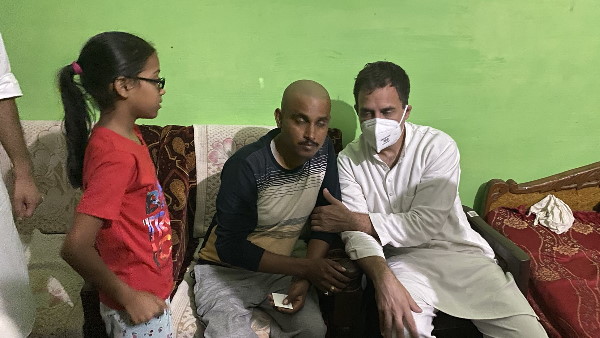 Rahul Gandhi, Priyanka Gandhi meet family members of farmer who died in Lakhimpur Kheri 