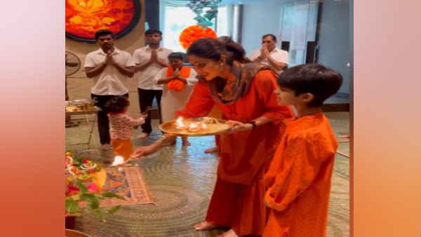  शिल्‍पा शेट्टी ने पूजा करते हुए एक वीडियो पोस्ट किया 
