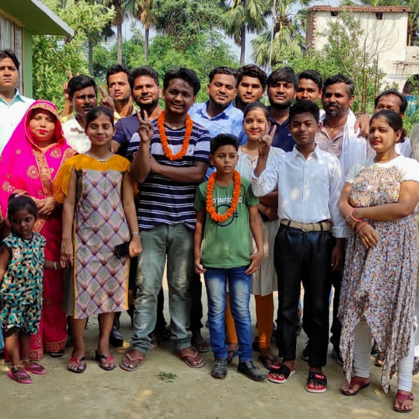 बीएएस एसडीएम नसीन कुमार निशांत का परिवार