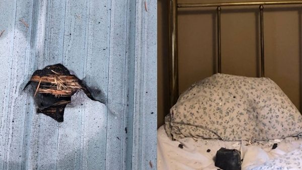 बिस्तर पर गिरा उल्कापिंड बिस्तर पर गिरा उल्कापिंड