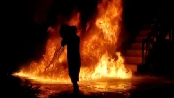 woman burnt alive while trying to save her two year old son in bareilly woman burnt alive while trying to save her two year old son in bareilly