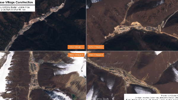 डोकलाम में चीन का निर्माण डोकलाम में चीन का निर्माण