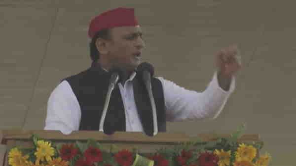 Akhilesh Yadav Samajwadi Party Democratic Jankranti Maharally Akhilesh Yadav Samajwadi Party Democratic Jankranti Maharally