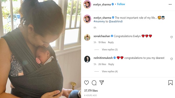 कोरोना काल में एवलिन ने की थी शादी