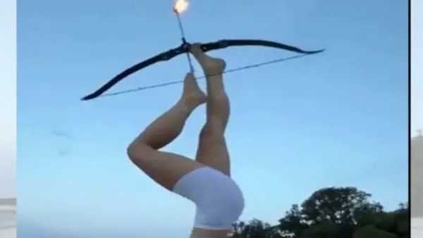 पैरों से इस लड़की ने लगाया गजब का निशाना पैरों से इस लड़की ने लगाया गजब का निशाना