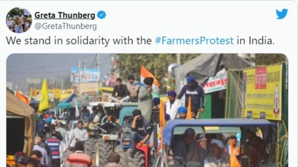ग्रेटा थनबर्ग ने भी किया था ट्वीट ग्रेटा थनबर्ग ने भी किया था ट्वीट