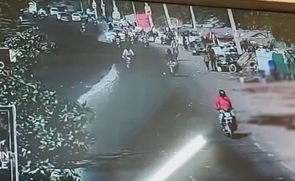  जोधपुर के एम्स रोड पर हुआ हादसा