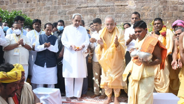 Odisha: CM Patnaik lays foundation stone of Shri Mandir Parikrama Project Odisha: CM Patnaik lays foundation stone of Shri Mandir Parikrama Project