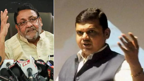 नवाब मलिक और फडणवीस के बीच आरोप-प्रत्‍यारोप
