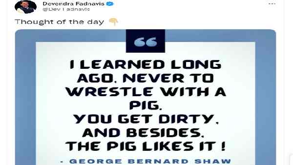 'सूअर को इसमें मजा आता है'