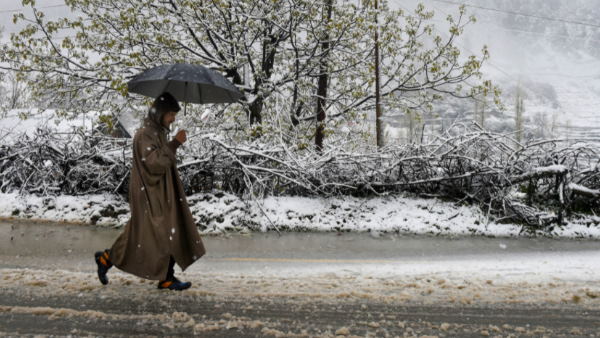 लद्दाख में भी तापमान में गिरावट