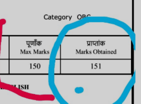 टॉपर को मिले 148 अंक टॉपर को मिले 148 अंक