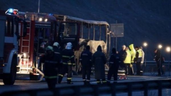 Bulgaria bus fire