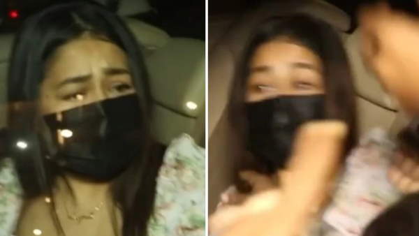 बच्चों से घिरीं नेहा रोने लगीं