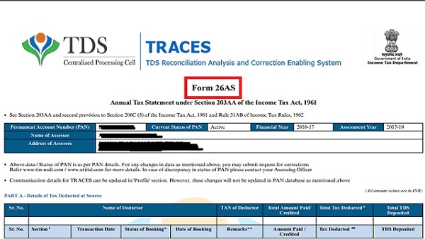  जानिए क्या है फॉर्म 26AS?