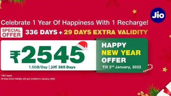 जियो का Jio Happy New Year 2022 प्लान