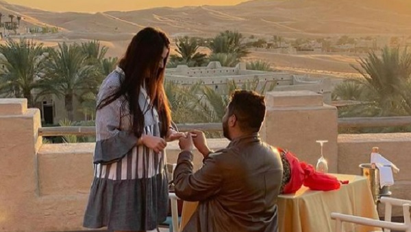 अर्जुन भल्ला ने शैनल को पहनाई रिंग