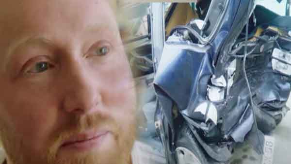 कार ने मारी जोरदार टक्कर