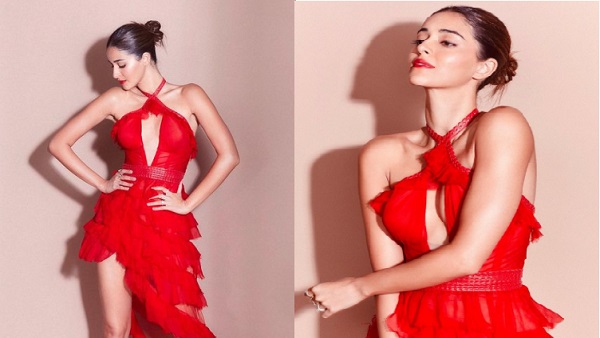 रेड लिपस्टिक और न्यूड मेकअप से लुक में लगे चार चांद रेड लिपस्टिक और न्यूड मेकअप से लुक में लगे चार चांद