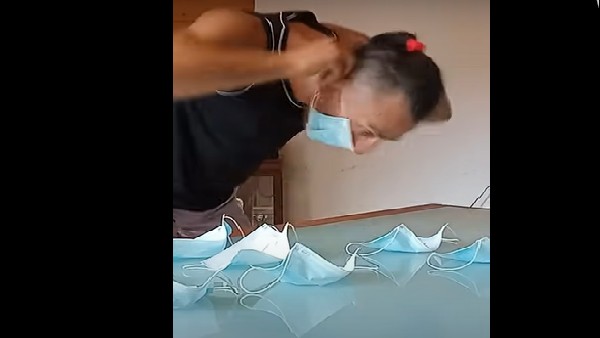 10 सेकंड के अंदर पहने 10 सर्जिकल मास्क 10 सेकंड के अंदर पहने 10 सर्जिकल मास्क