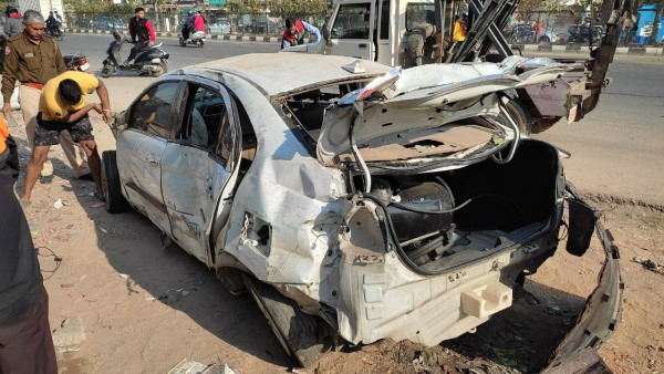 अक्षयपात्र से जगतपुरा की ओर जा रहा था