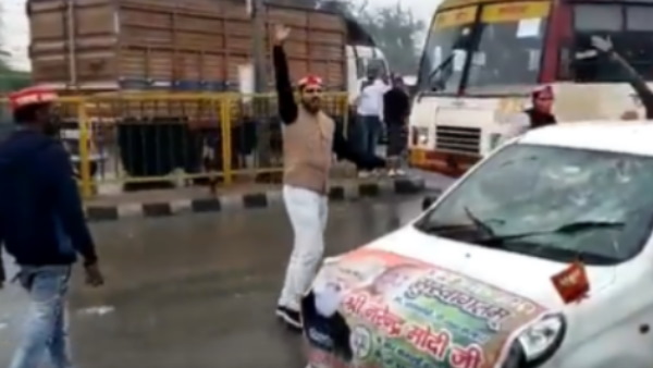 five samajwadi party workers arrested for conspiring to create ruckus during PM visit in kanpur five samajwadi party workers arrested for conspiring to create ruckus during PM visit in kanpur