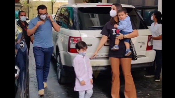 परिवार के साथ लंच के लिए पहुंची करीना