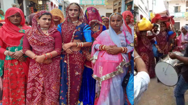 किन्नर परिवार के मुखिया ललिता कंवर ने भरा भात किन्नर परिवार के मुखिया ललिता कंवर ने भरा भात