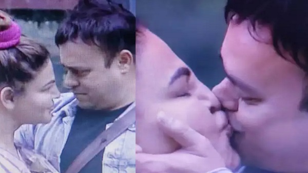 रितेश ने राखी को बांहों में भरा और किया kiss 