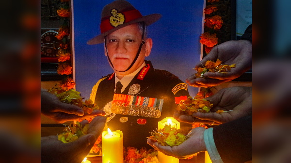 CDS Bipin Rawat Narendra Modi Rajnath Singh pay respects delhi