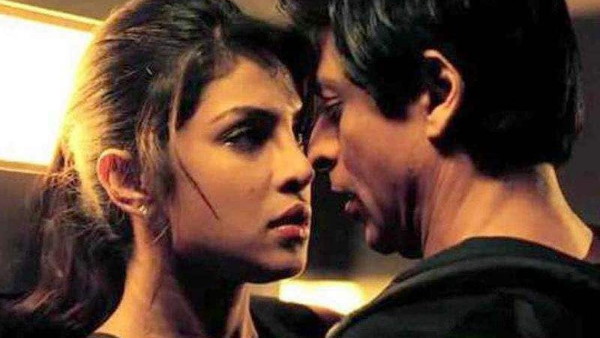 शाहरुख ने पकड़ा था प्रियंका का गला