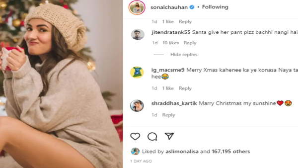 सोनल के फोटो पर कमेंट कर लोगों ने किया ट्रोल