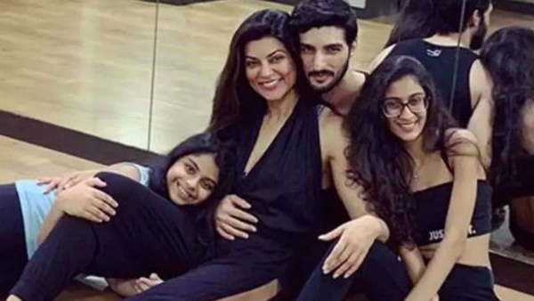 सुष्मिता की बेटियों के साथ भी रोहमन का रहा अच्छा रिश्ता