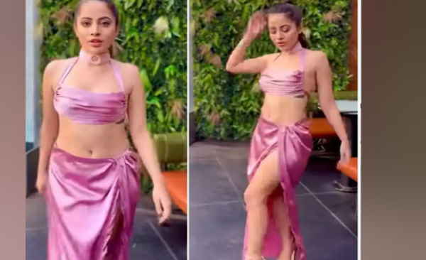 अच्छे खासे कपड़े का उर्फी जावेद ने बनाया सेक्सी को-ऑर्ड ड्रेस