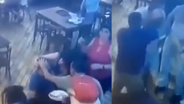 शख्स के गले में फंसा खाना