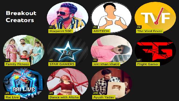 Youtube 2021: टॉप- 10 भारत के ब्रेकआउट क्रिएटर्स Youtube 2021: टॉप- 10 भारत के ब्रेकआउट क्रिएटर्स