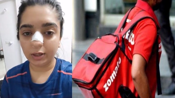जोमैटो ब्वॉय पर लगाया आरोप जोमैटो ब्वॉय पर लगाया आरोप