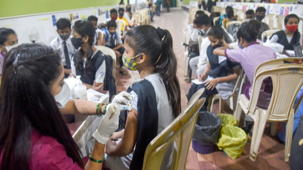 Over 40 lakh children between 15 18 age group received their first dose of COVID 19 vaccine Over 40 lakh children between 15 18 age group received their first dose of COVID 19 vaccine
