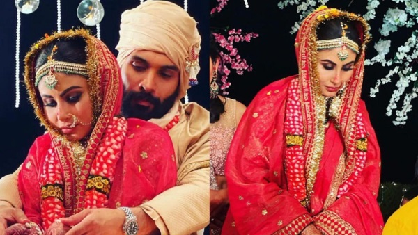 शुभो द्रष्टि रस्म के दौरान डरी मौनी