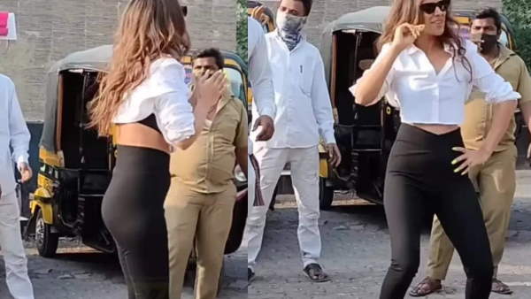 मुंबई की सड़क पर भी किया डांस