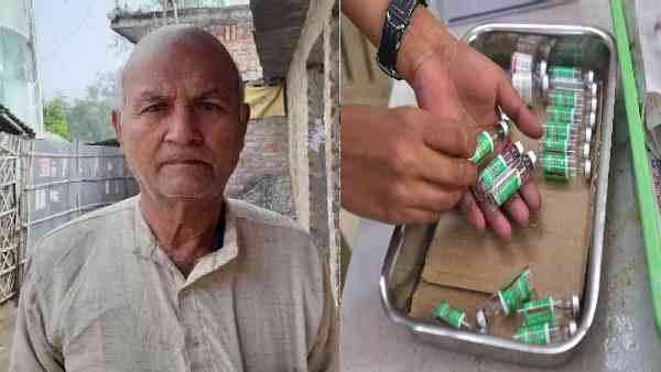 12वीं बार में कोविड वैक्सीन लगवाते पकड़ा बुजुर्ग