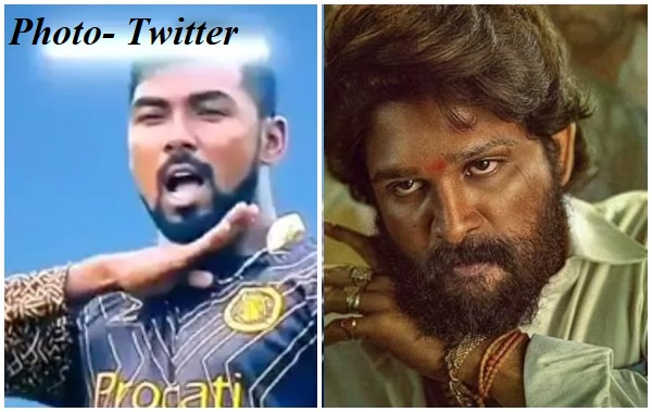 BPL 2022 में पुष्पा फिल्म का जलवा- BPL 2022 में पुष्पा फिल्म का जलवा-