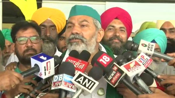 BKU leaders Rakesh Tikait