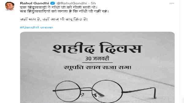 Shiv Sena MP Sanjay Raut has said if who killed Gandhiji was a real Hindutvawadi then should have shot Jinnah, the creator of Pakistan