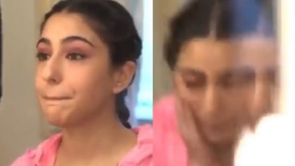 जब सारा के चेहरे के सामने फूटा बल्ब