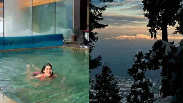 जानें सारा अली खान ने क्‍यों की इतनी ठंंड में स्‍वीमिंग 