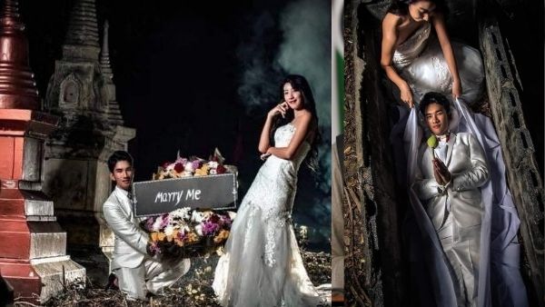 ताबुत पकड़कर 'मैरी मी'