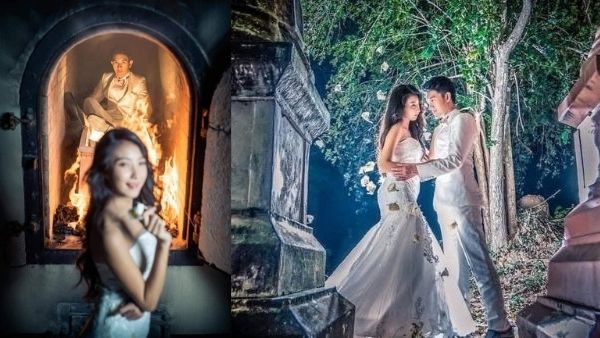 कब्र में लेटा है दूल्हा